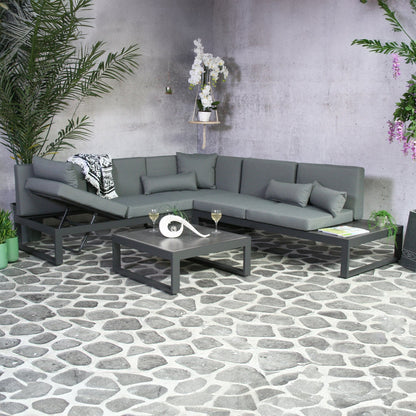 Loungeset Malaga | Grijs