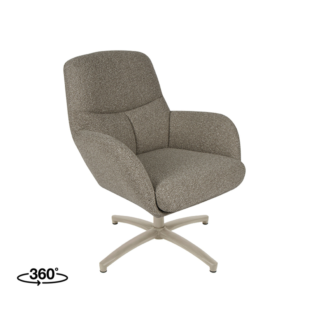 Fauteuil Chill Zone | Grijs Bouclé