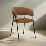 Eetkamerstoel Luuk | Bruin Stof