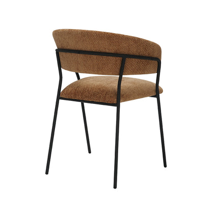 Eetkamerstoel Luuk | Bruin Stof