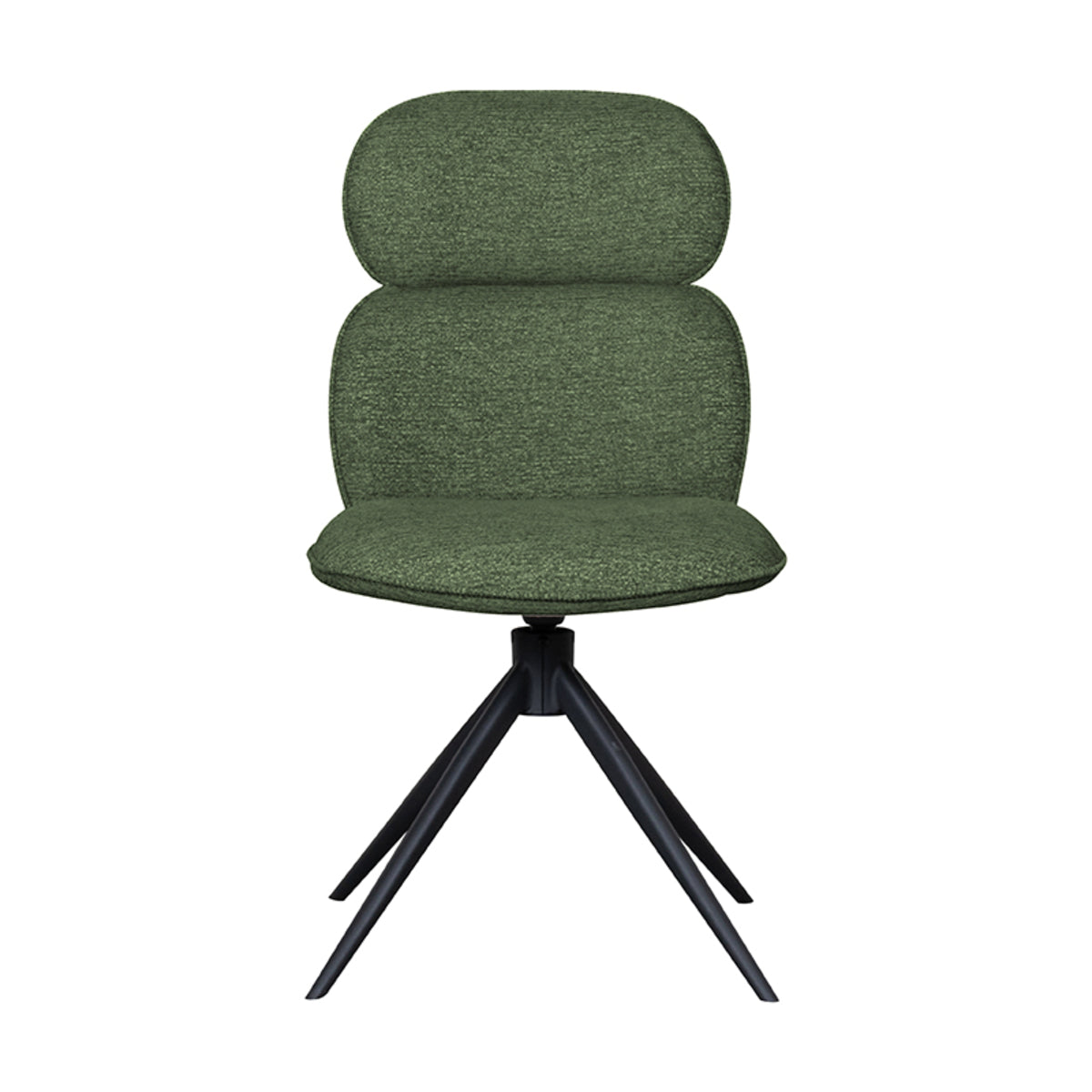 Eetkamerstoel Finn | Groen Bouclé