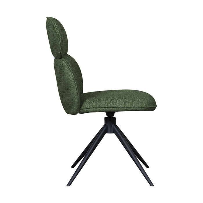 Eetkamerstoel Finn | Groen Bouclé