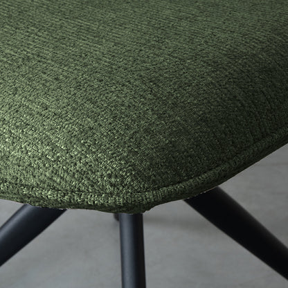 Eetkamerstoel Finn | Groen Bouclé