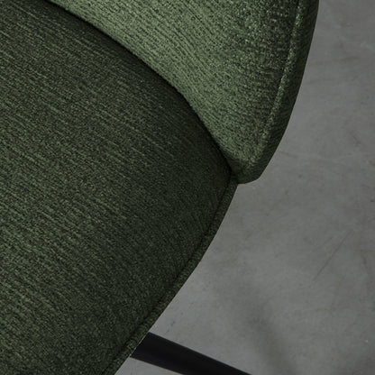 Eetkamerstoel Finn | Groen Bouclé