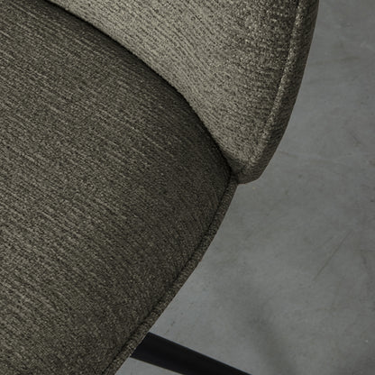 Eetkamerstoel Finn | Grijs Bouclé