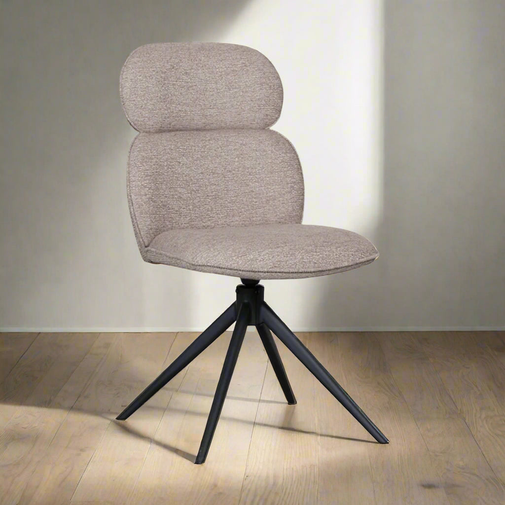 Eetkamerstoel Finn | Naturel Bouclé