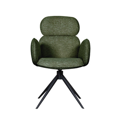 Eetkamerstoel Vidar | Groen Bouclé