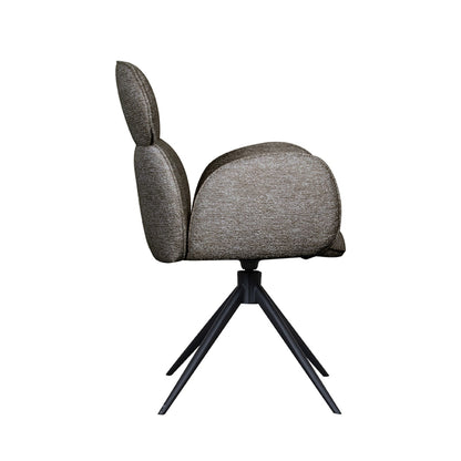 Eetkamerstoel Vidar | Grijs Bouclé