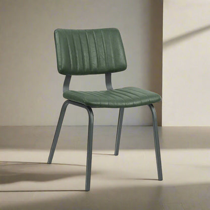 Eetkamerstoel Gusto | Groen PU-Leder