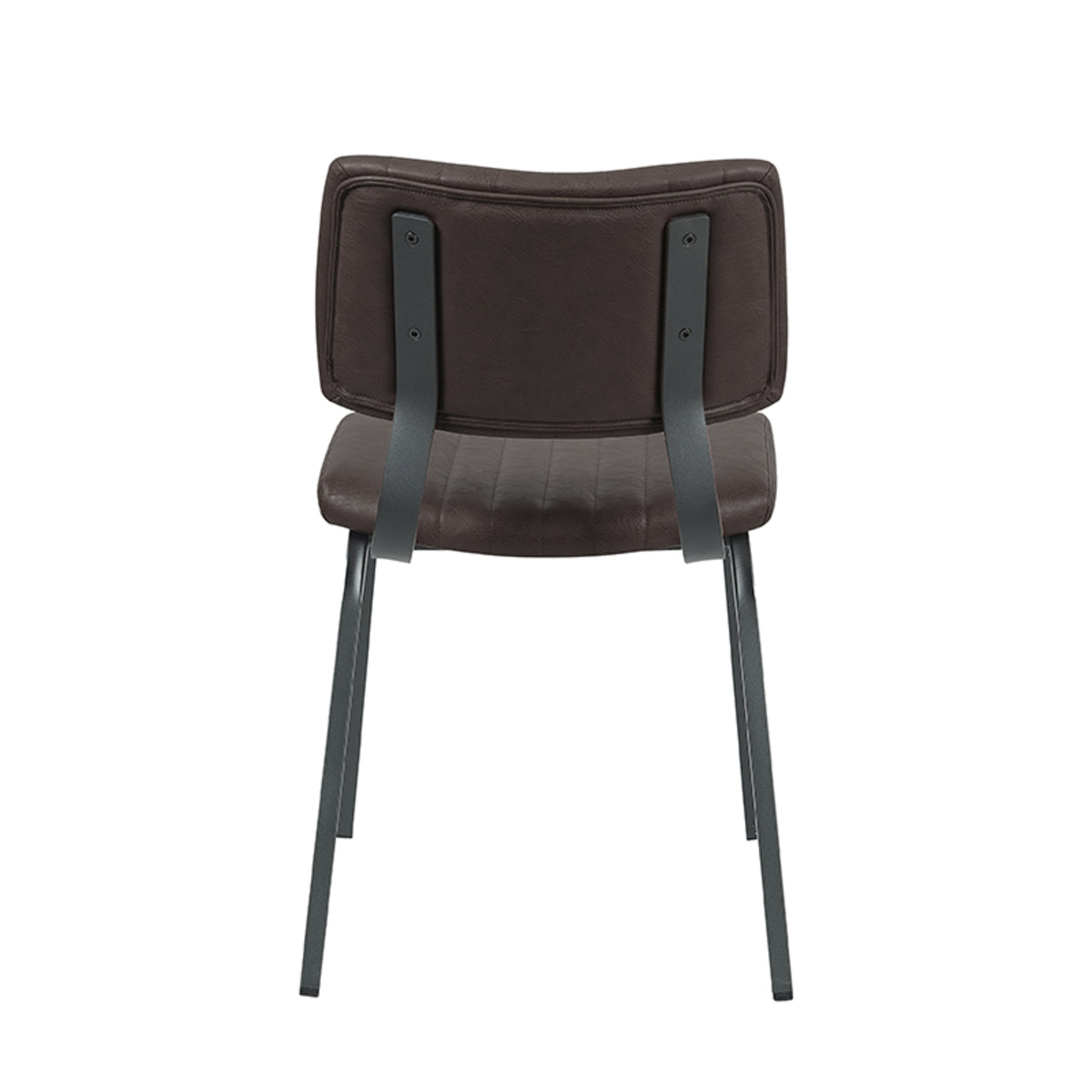 Eetkamerstoel Gusto | Donkerbruin PU-Leder