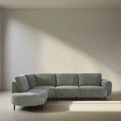 Hoekbank Milano | Grijs Stof