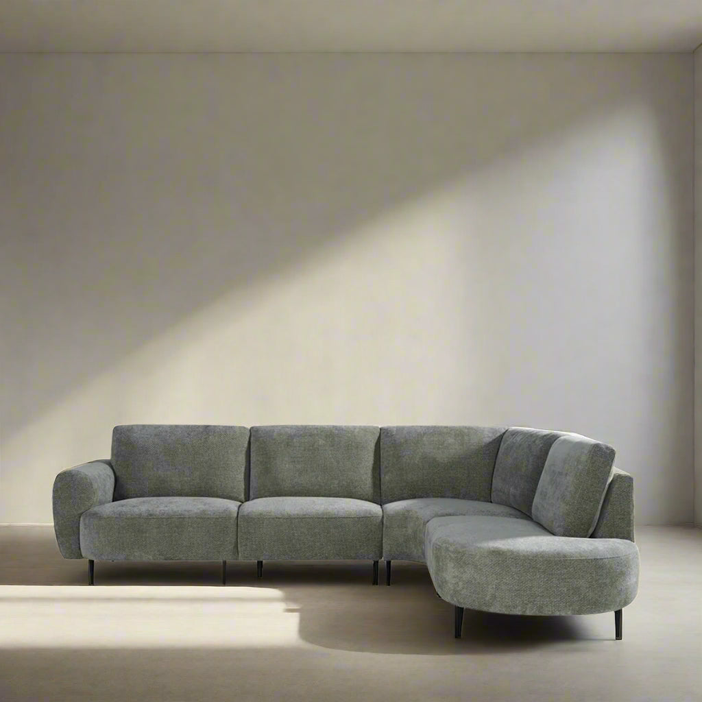 Hoekbank Milano | Grijs Stof