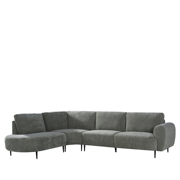 Hoekbank Milano | Grijs Stof