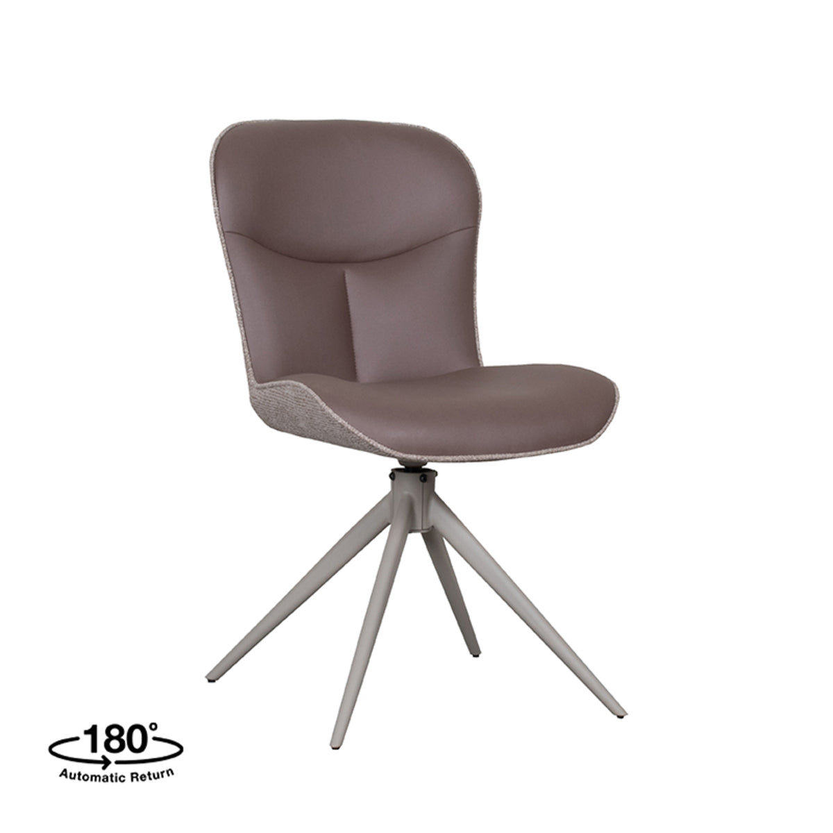 Eetkamerstoel Thorben | Bruin Microvezel