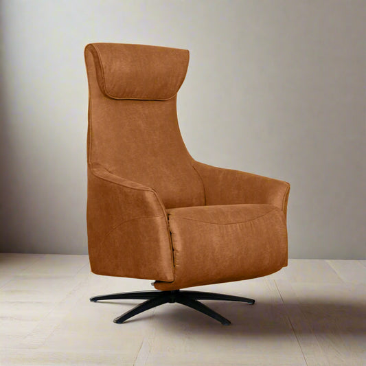 Fauteuil Lund | Bruin Microvezel