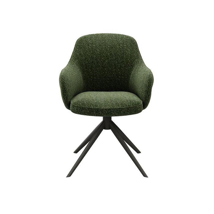 Eetkamerstoel Bern | Groen Bouclé