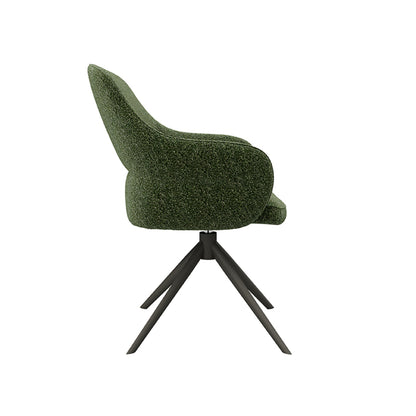 Eetkamerstoel Bern | Groen Bouclé