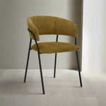 Eetkamerstoel Luuk | Geel Stof