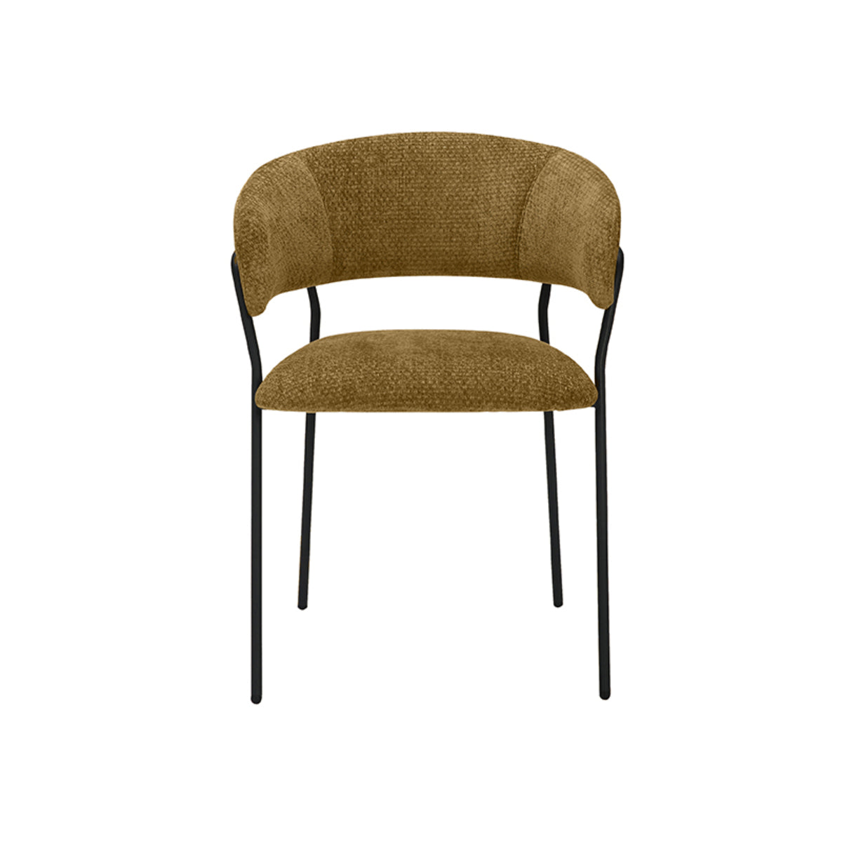 Eetkamerstoel Luuk | Geel Stof