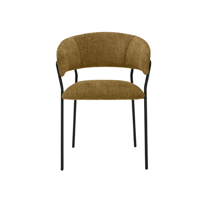 Eetkamerstoel Luuk | Geel Stof