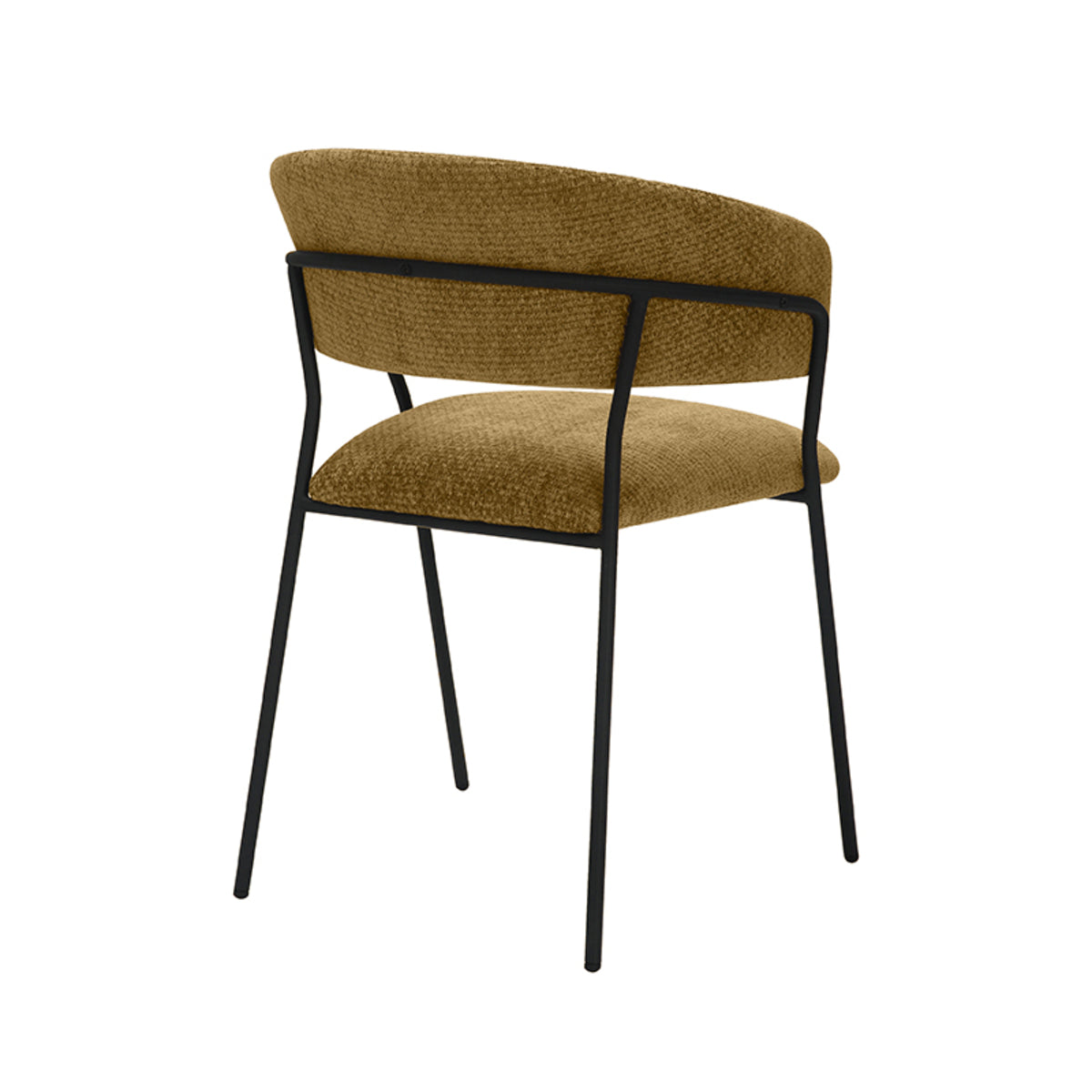 Eetkamerstoel Luuk | Geel Stof