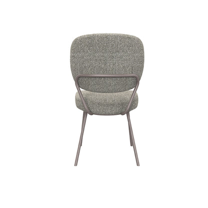 Eetkamerstoel Singapore | Grijs Bouclé