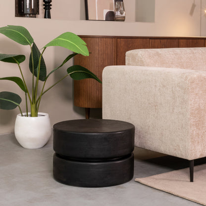 Salontafel Milly | Zwart Mangohout