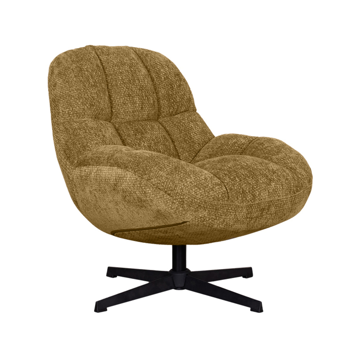 Fauteuil Huxley | Geel Stof