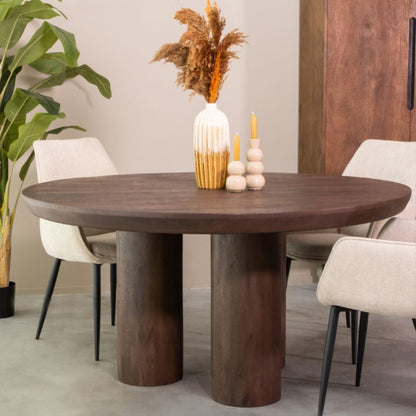 Eettafel Olly | Bruin Mangohout