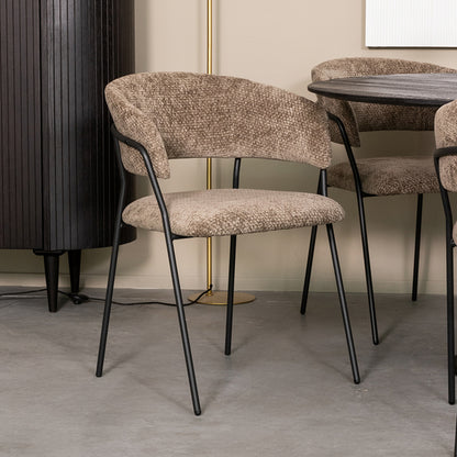 Eetkamerstoel Luuk | Groen Stof