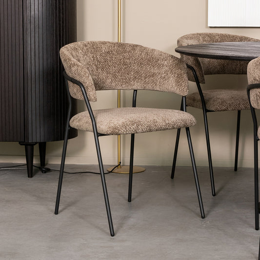 Eetkamerstoel Luuk | Groen Stof