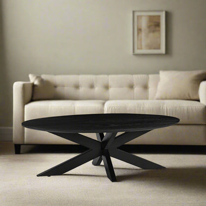 Salontafel James | Zwart Mangohout