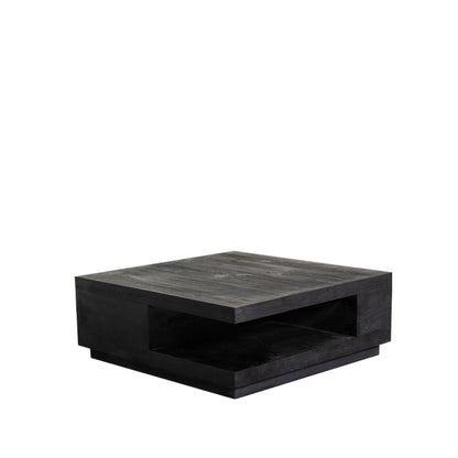 Salontafel Square | Zwart Mangohout
