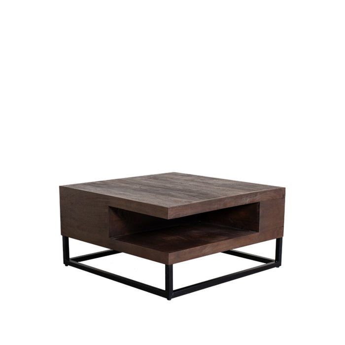 Salontafel Cube | Bruin Mangohout