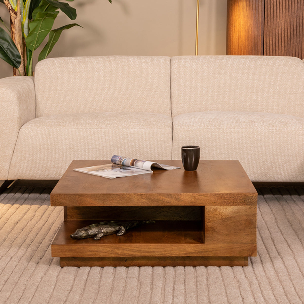 Salontafel Square | Naturel Mangohout