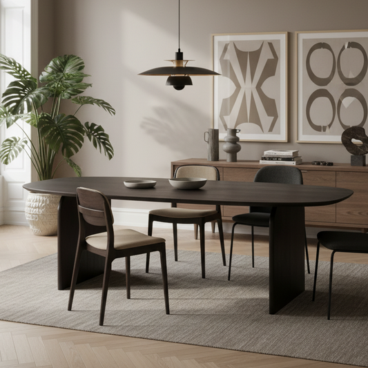 Eettafel Cooper | Bruin Mangohout