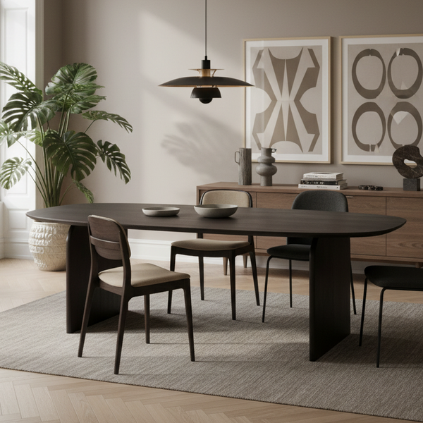 Eettafel Cooper | Bruin Mangohout