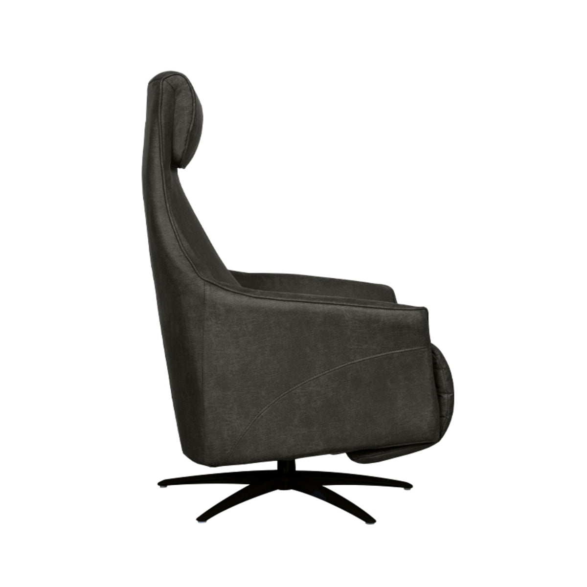 Fauteuil Lund | Grijs Microvezel