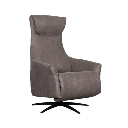 Relaxfauteuil Lund | Taupe Microvezel
