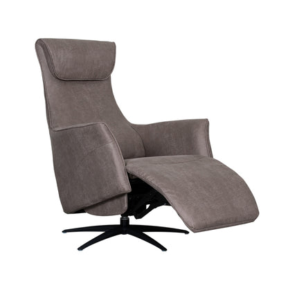 Relaxfauteuil Lund | Taupe Microvezel