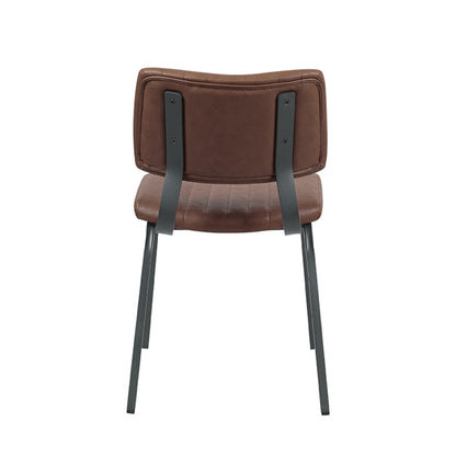 Eetkamerstoel Gusto | Bruin PU-Leder