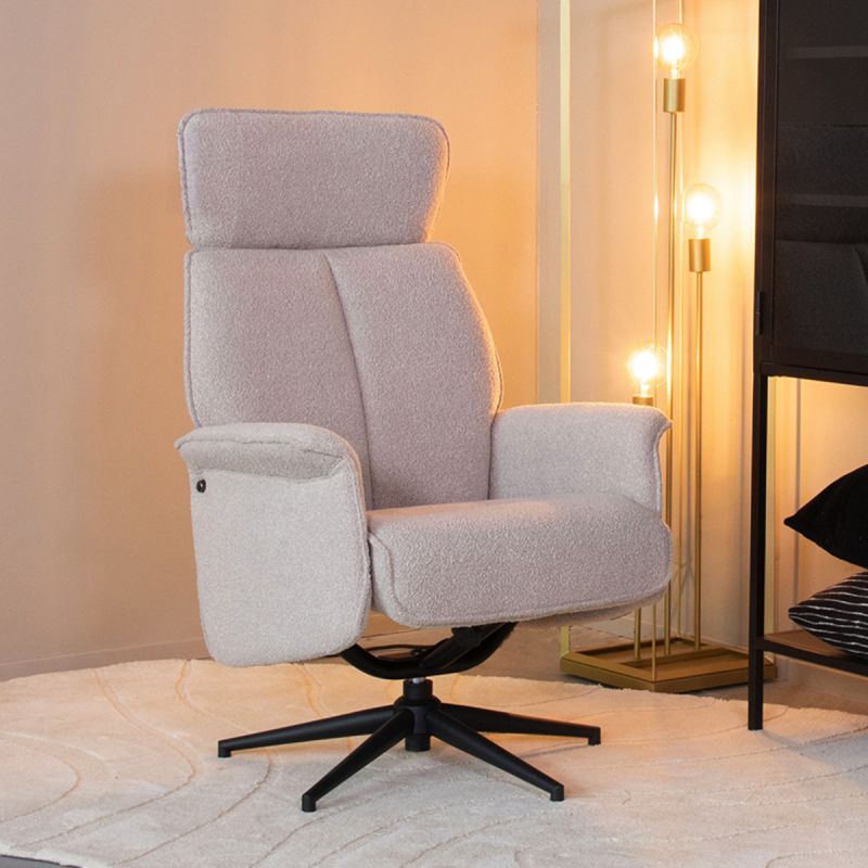 Relaxfauteuil Verdal | Naturel Bouclé