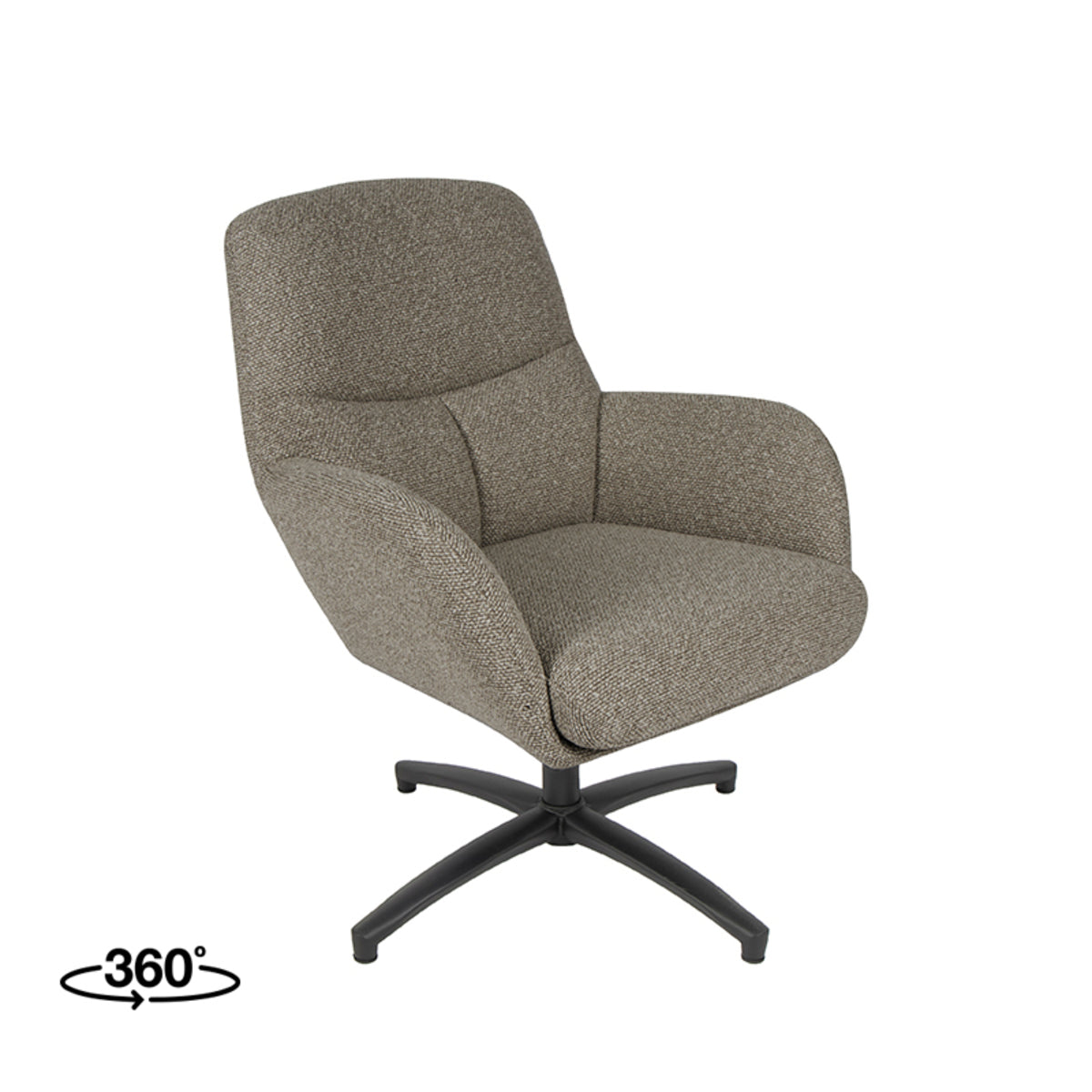 Fauteuil Chill Zone | Grijs Bouclé