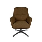 Fauteuil Chill Zone rood bouclé, vooraanzicht op witte achtergrond