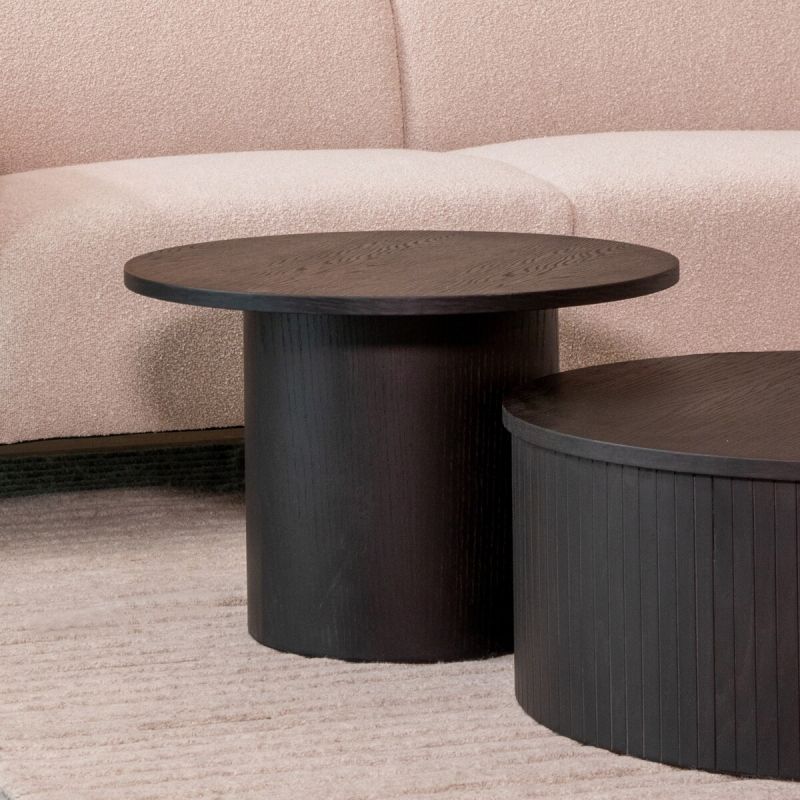 Salontafel Oliva | Zwart Eikenhout | 60cm