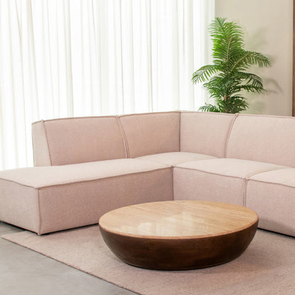 Salontafel Bowl | Bruin Travertin