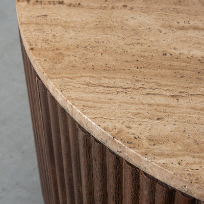 Salontafel Ribble | Bruin Travertin
