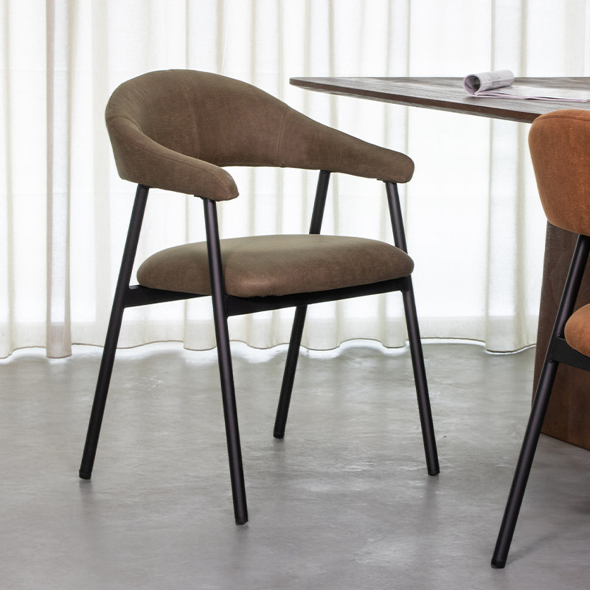 Eetkamerstoel Amaze | Moss Microvezel