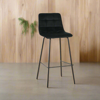 Barkruk Bistro | Zwart Velvet