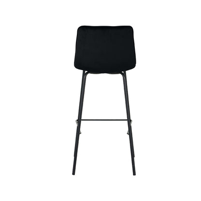 Barkruk Bistro | Zwart Velvet